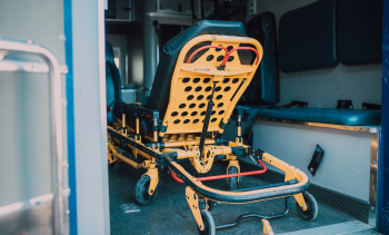 Back of ambulance