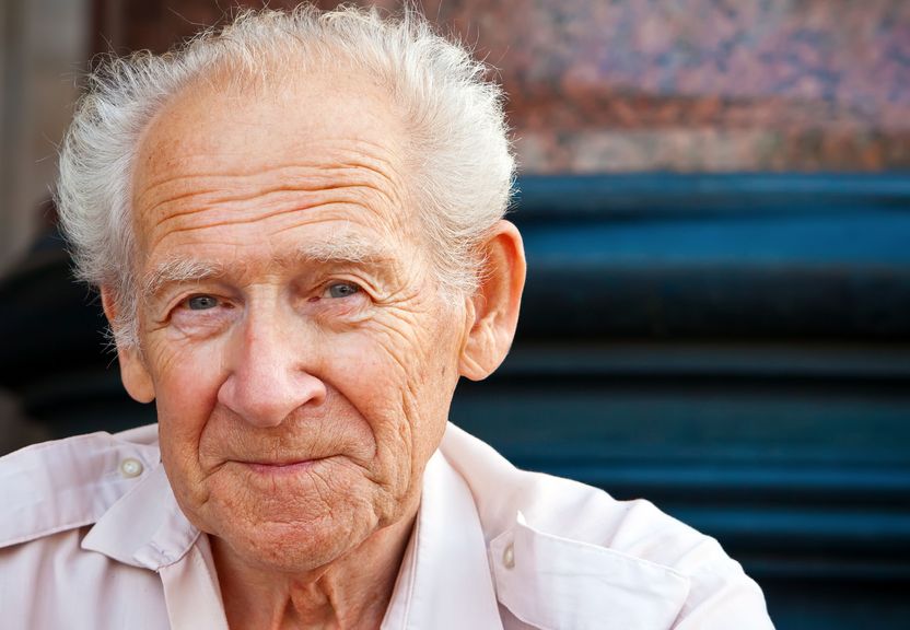 old man with parkinson's