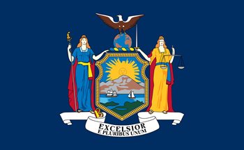New York state flag.