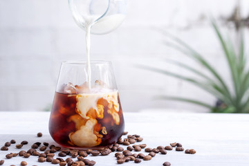 coffee with creamer