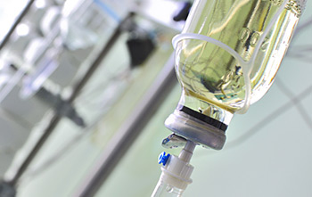 IV gamma globulin bottle