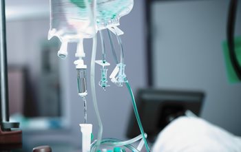 IV bag hanging