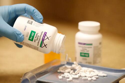 pill bottle of hydroxychloroquine